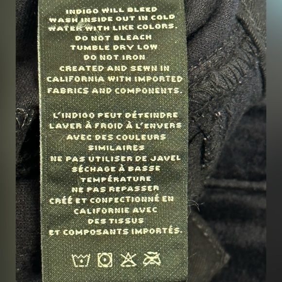 J Brand Velvet Eclipse Super Skinny Midrise Jegging in Twilight Purple Black - Picture 8 of 10